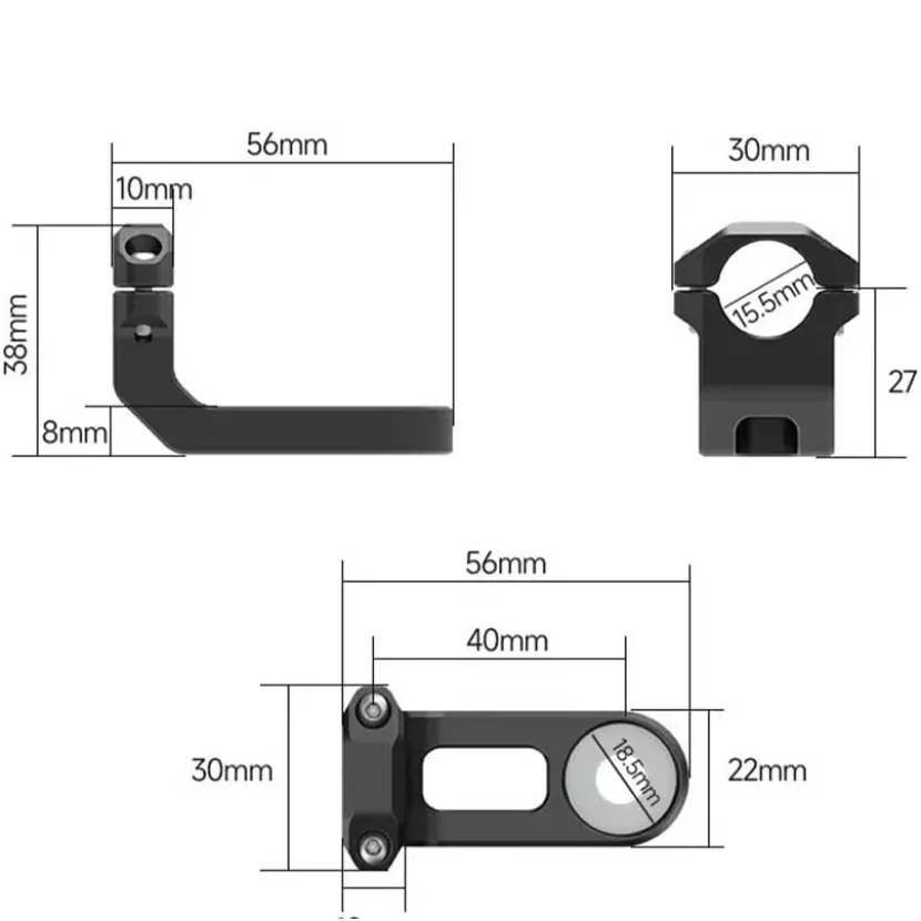 AIO-5 Mirror Mount M8-M10
