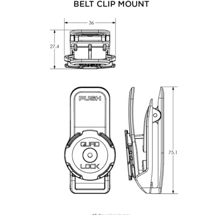 Belt/Backpack Clip Mount