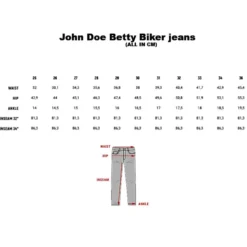 Betty Biker Jeans Black Used