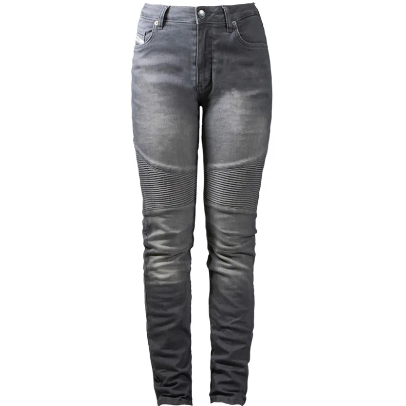 Betty Biker Jeans Light Grey