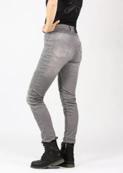 Betty Biker Jeans Light Grey
