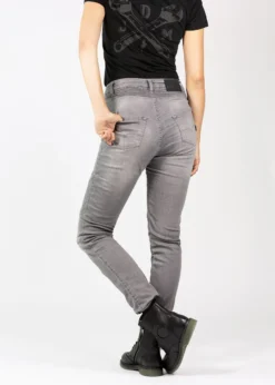 Betty Biker Jeans Light Grey