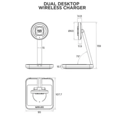MAG Dual Desktop Wireless Charger