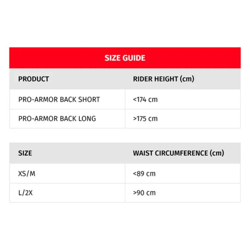 Pro-Armor Back Long 2.0