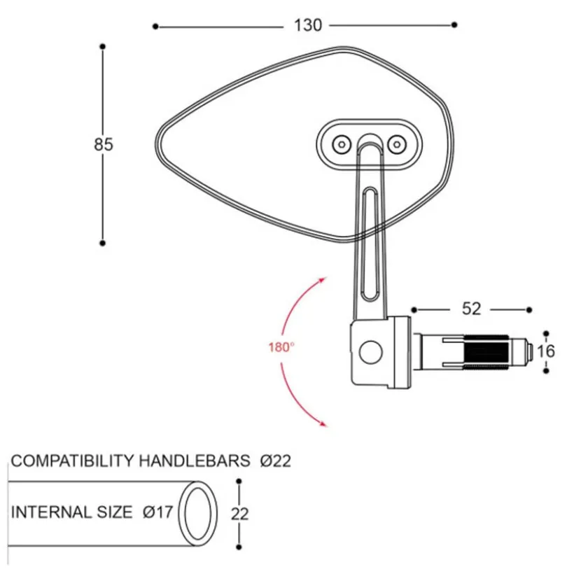 Skin-X Bar End B-Lux