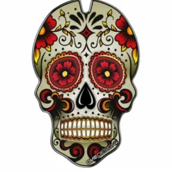 Tank Pad Gold Skull